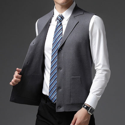 Knit Cardigan Casual Sweater Vest