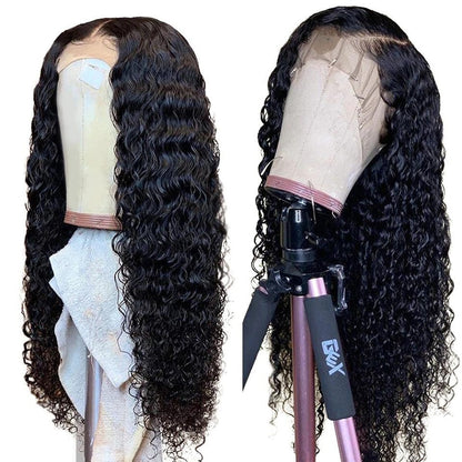 Deep Wave 13x6 Water Wave Lace Front Wigs For Women Pre Plucked With Baby Hair