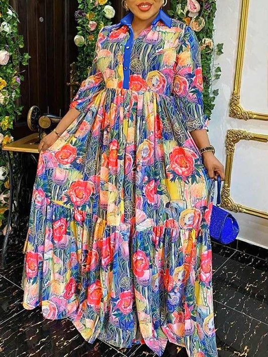 Flower Printed Summer Sundress