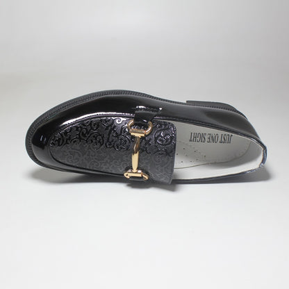 Formal Shoe For Party Wedding Black Patent Leather