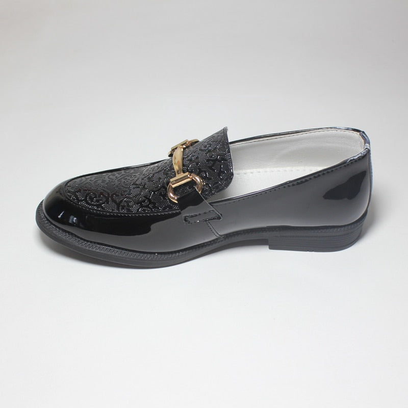 Formal Shoe For Party Wedding Black Patent Leather
