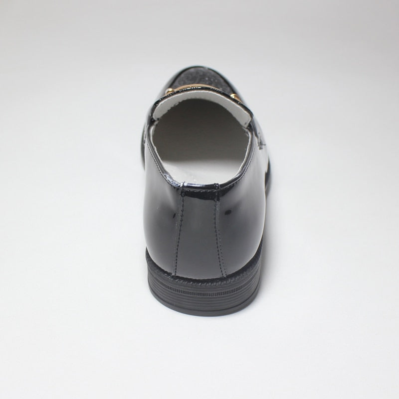 Formal Shoe For Party Wedding Black Patent Leather