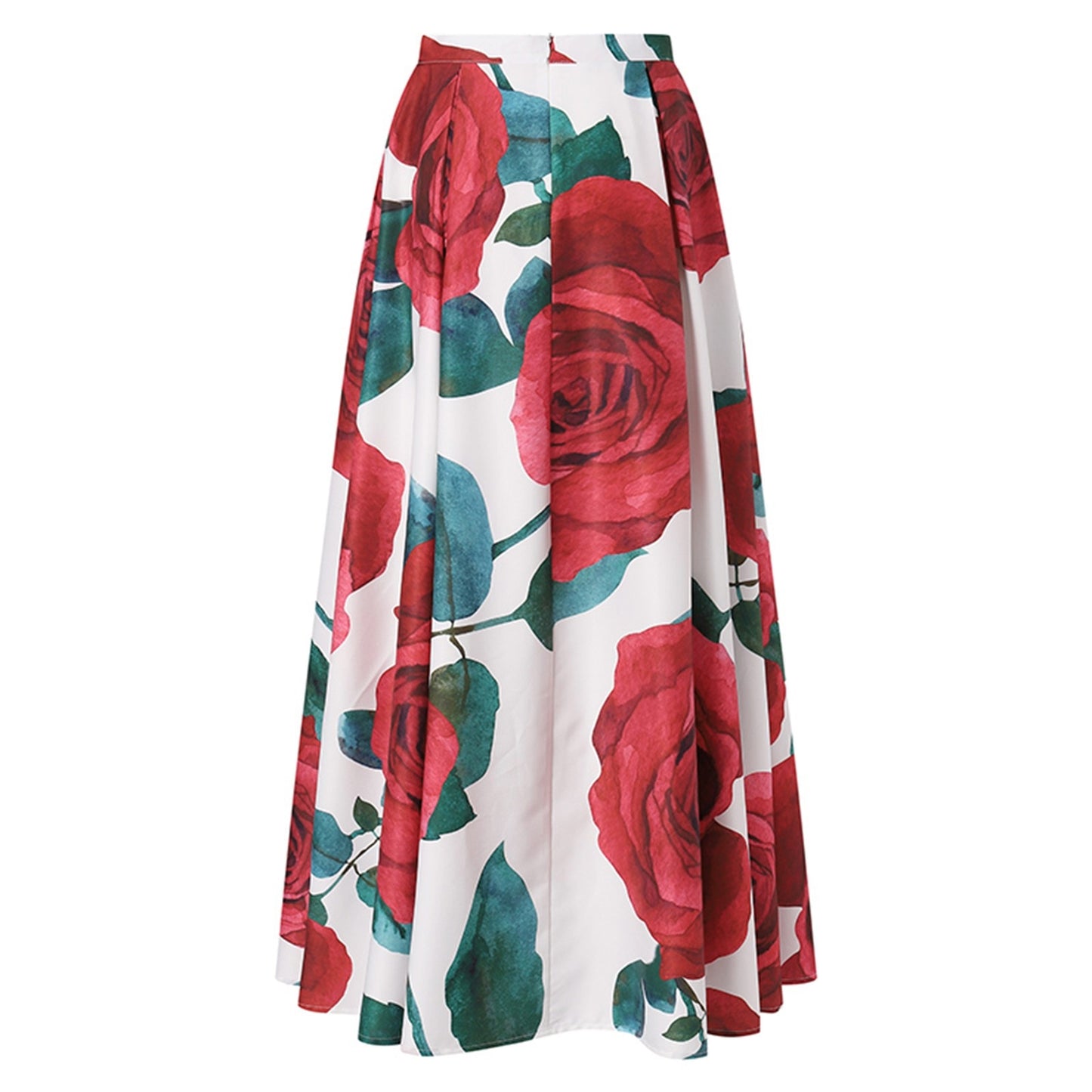 High Waist Flower Printed Bohemian Maxi Skirts