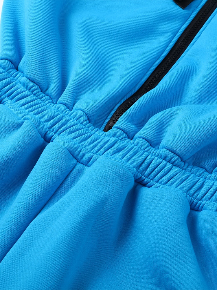 Long Sleeve Zipper Hoodies Jumpsuits