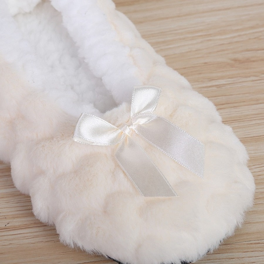 Thick Faux Fur Fluffy Slipper for Womens Indoor Slippers