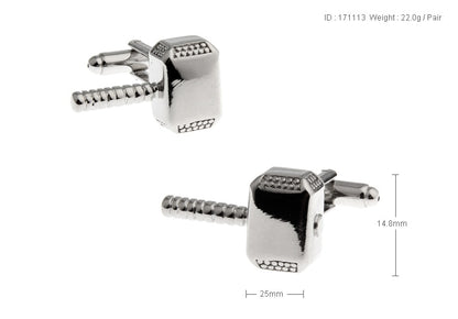 Novel Superhero Film Design Brass Material Cuff Link For Men