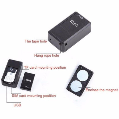 Gf-07 Magnetic Car Tracker Gps Positioner Real Time Tracking Magnet Adsorption - Smart Activity Trackers