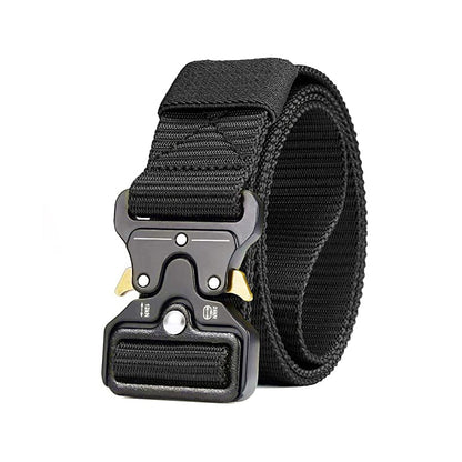 Genuine Tactical Belt Soft Real Nylon for Men And Women Black
