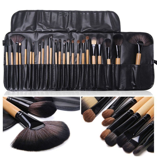 Soft Makeup Brush Set 24 Pcs Multi-color