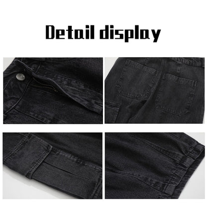 Wide Leg Baggy Denim Pants