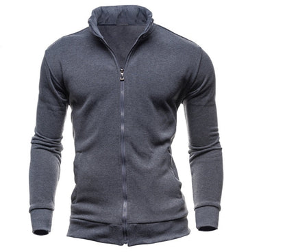 Sweatshirts Zipper Stand Collar for Men