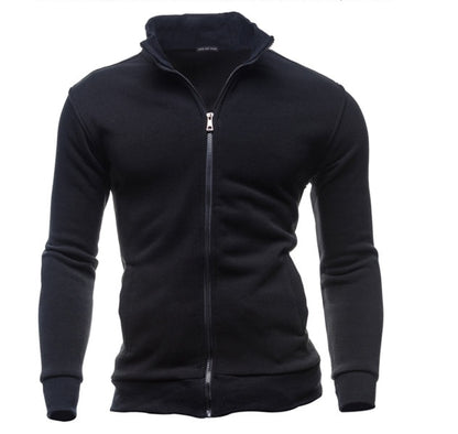 Sweatshirts Zipper Stand Collar for Men