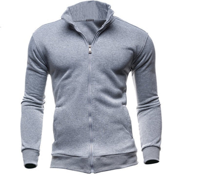 Sweatshirts Zipper Stand Collar for Men