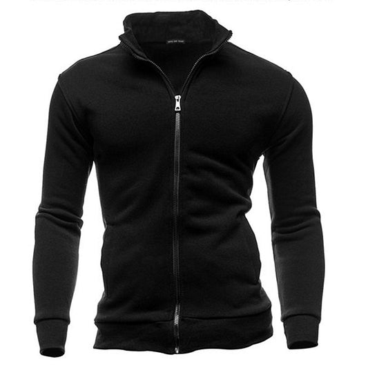 Sweatshirts Zipper Stand Collar for Men
