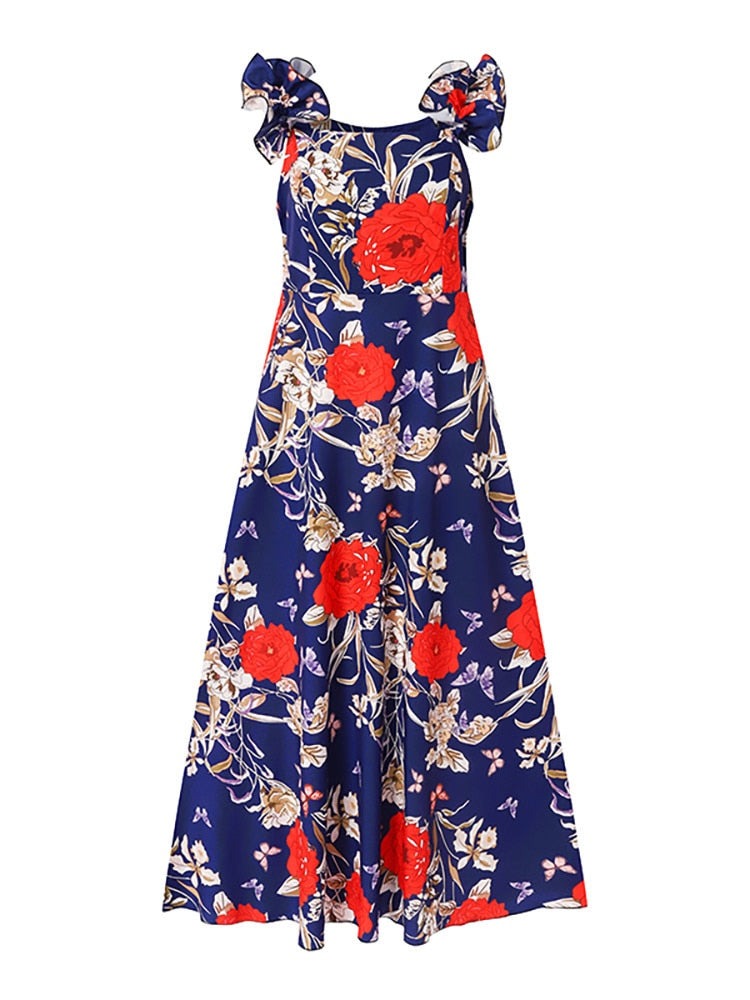 Floral Print Summer Dress