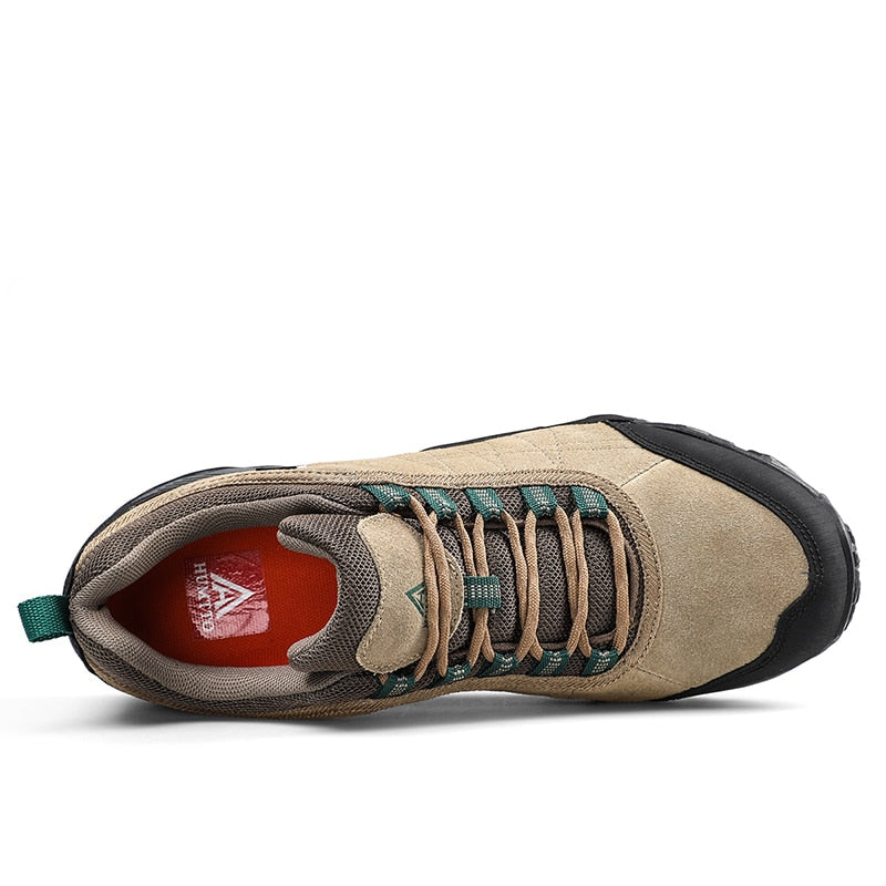 Wear-resistant Outdoor Sport Men Leather Hiking Shoes