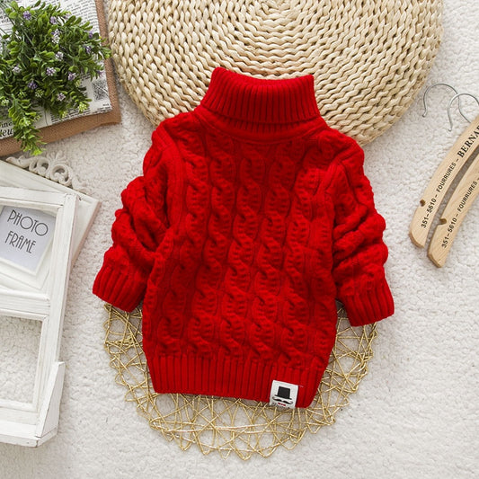 Tricots Turtleneck Pullover Baby Winter Sweaters