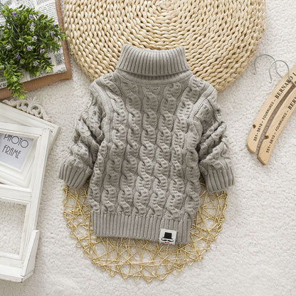 Tricots Turtleneck Pullover Baby Winter Sweaters