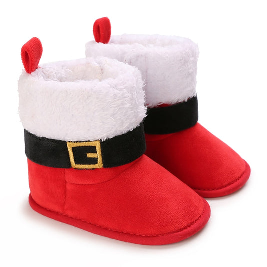 Infant Newborn Booties Santa Foot Socks for Baby