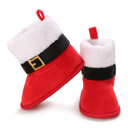 Infant Newborn Booties Santa Foot Socks for Baby