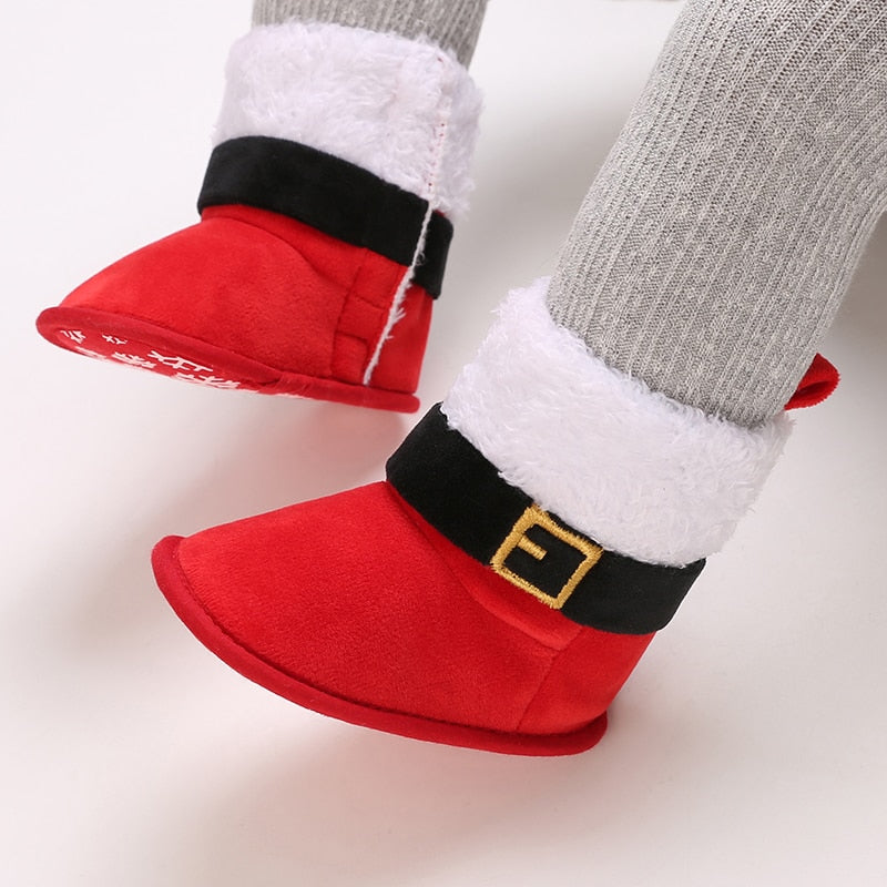 Infant Newborn Booties Santa Foot Socks for Baby