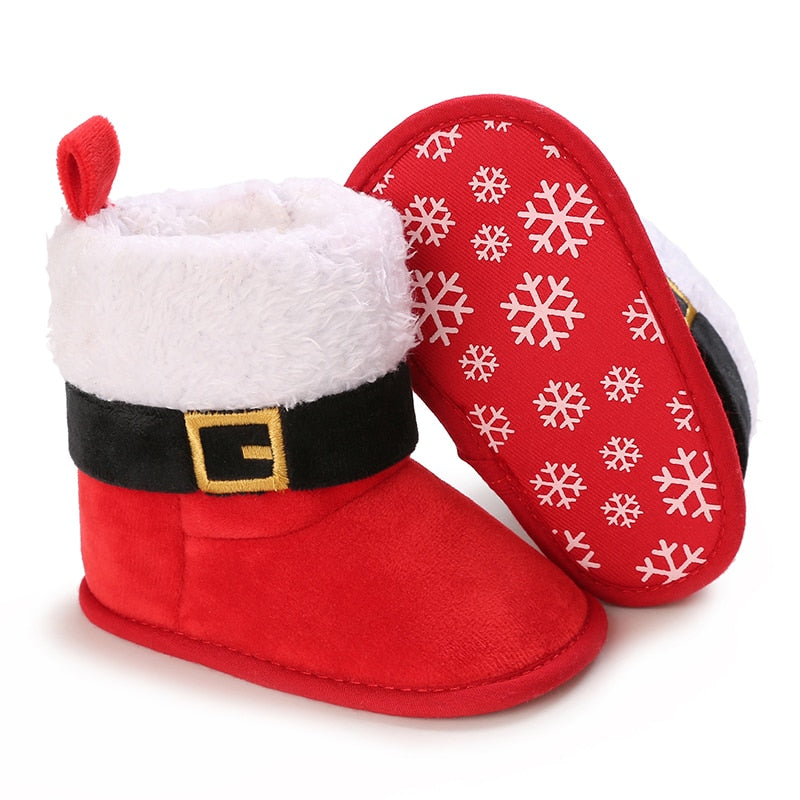 Infant Newborn Booties Santa Foot Socks for Baby