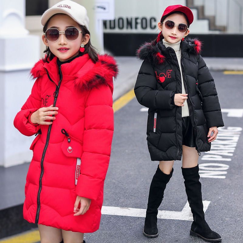 Hooded Winter Padded Jacket For Girls