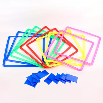 Kids Outdoor Toys Hopscotch Ring Jumping For Kids