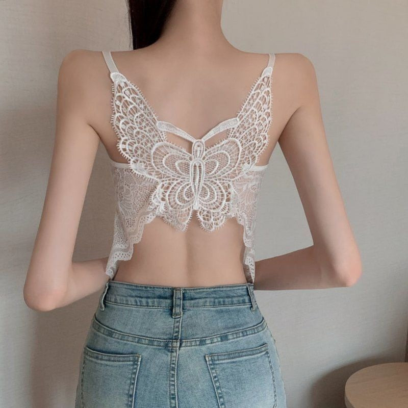 Back Lace Tank Tops For Women - Azahshopping