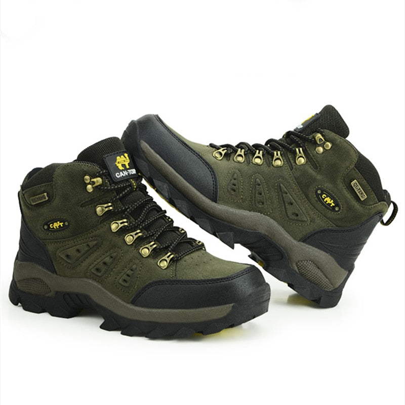 Fur Non Slip Winter Hiking Boots for Men