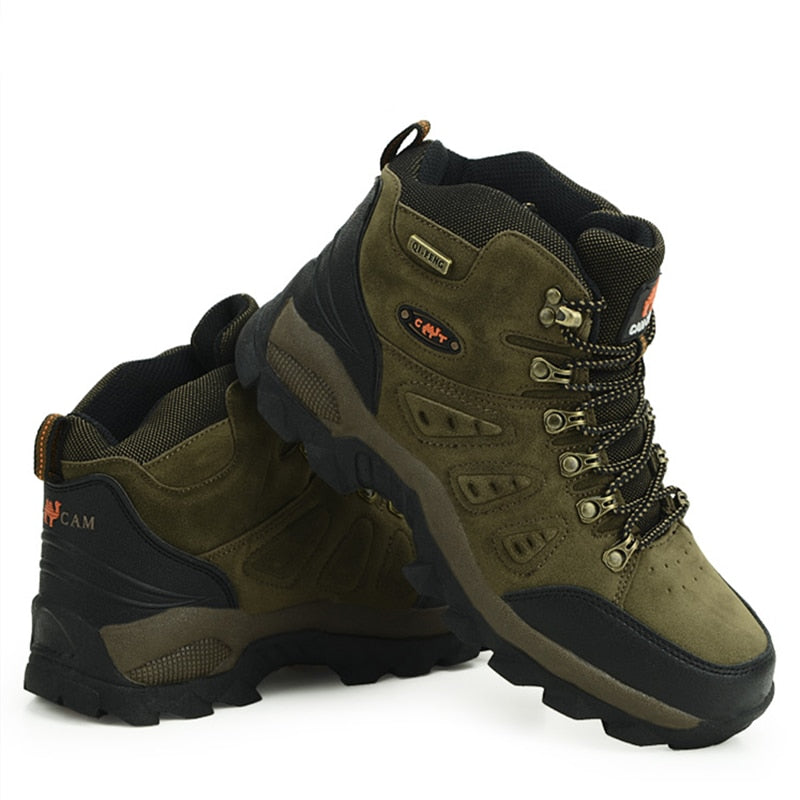 Fur Non Slip Winter Hiking Boots for Men