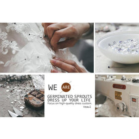 Luxury Beaded Feathers Maternity Gowns - Azahshopping