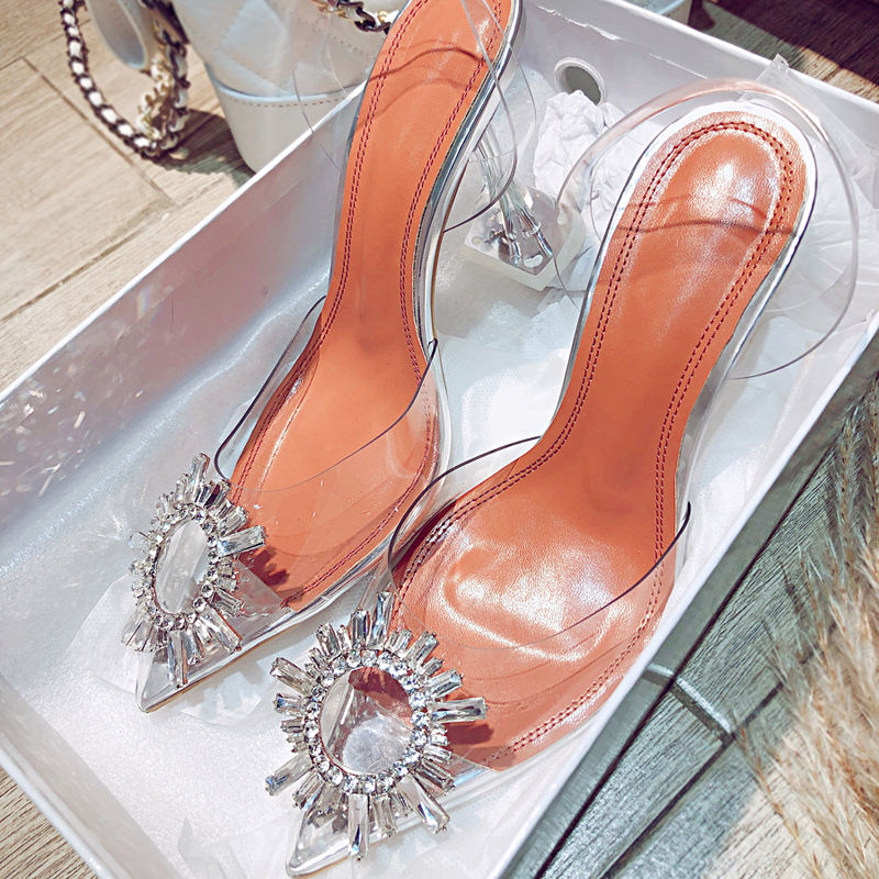 Luxury Pumps Transparent High Heels
