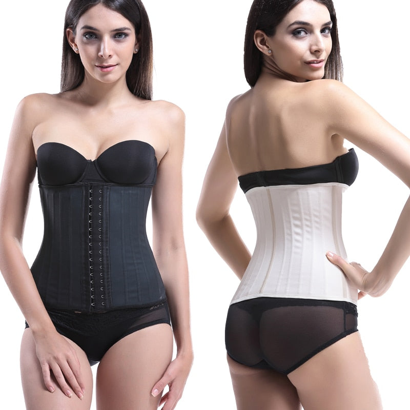 Latex Waist Trainer Corset Belly Slim Belt Body
