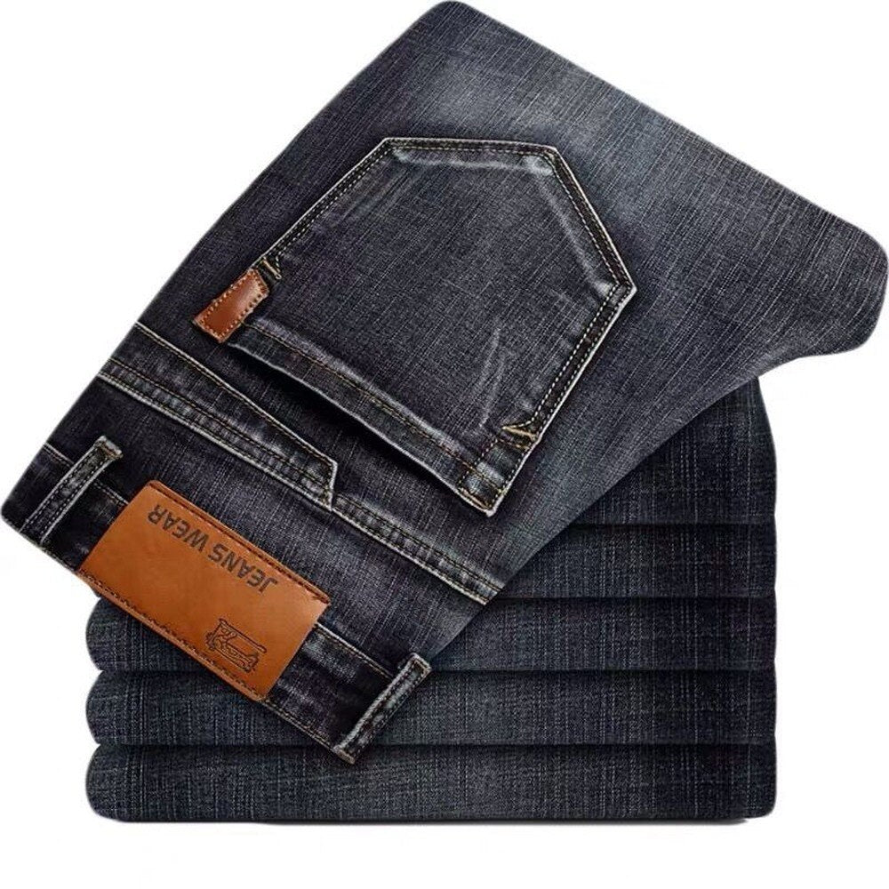 Soft Black Hombre Men Classic Denim Jeans