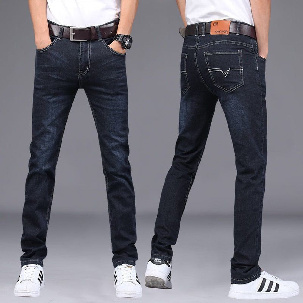 Soft Black Hombre Men Classic Denim Jeans