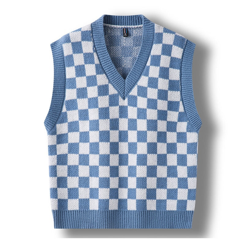 Pullover V Neck Sweater Vest