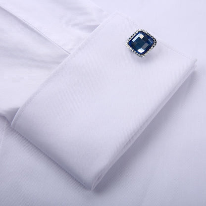 Long-sleeve Formal Business Standard-fit White Shirts (cufflinks Included) - Shirts