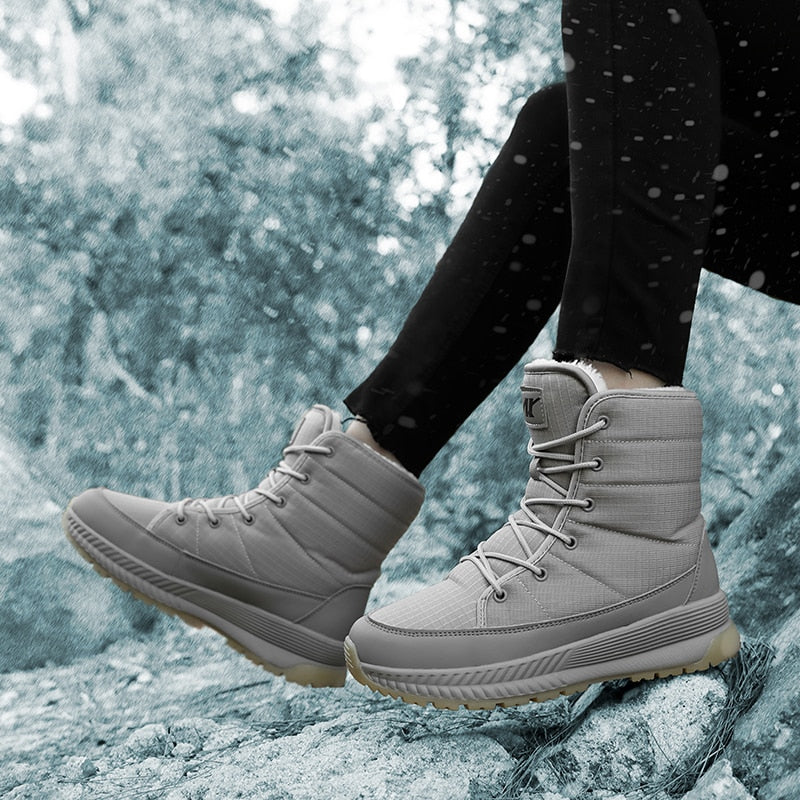 Snow Boots Platform Waterproof Winter Shoes