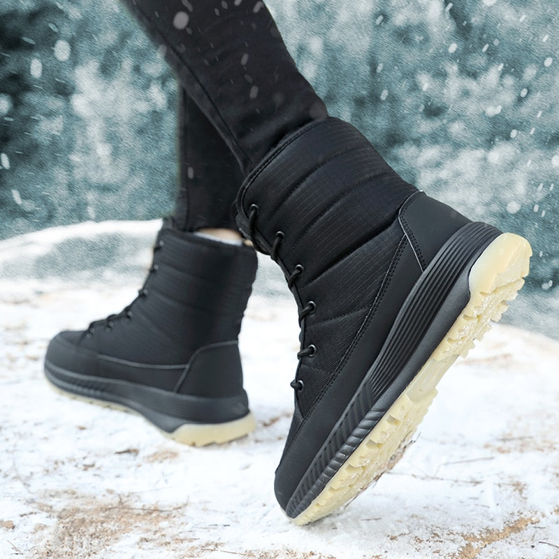 Snow Boots Platform Waterproof Winter Shoes