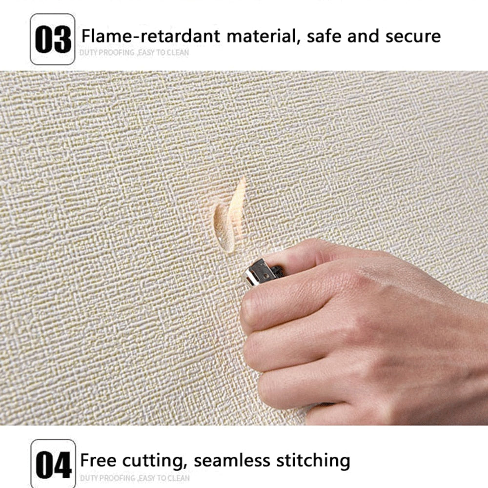 Moisture-proof Self-adhesive Wallpaper Home Decoration 3d Wall Sickers Fireproof