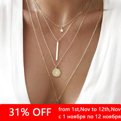 New European Lock Pendants Necklaces for Women