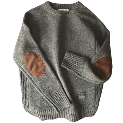 Knitted Round Neck Sweater for Men