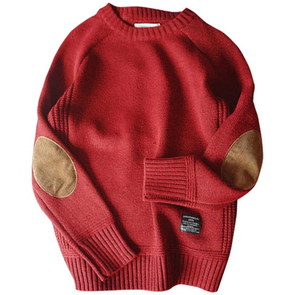 Knitted Round Neck Sweater for Men