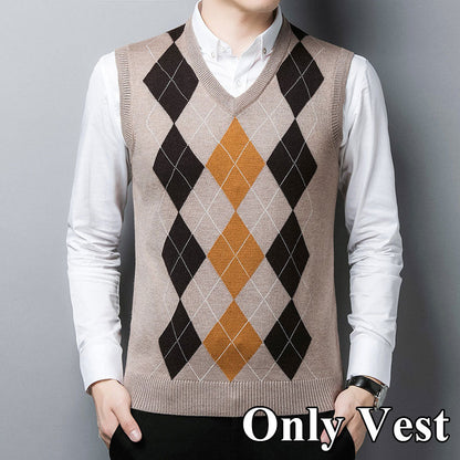 Slim Knitting Pattern Sweater Vest