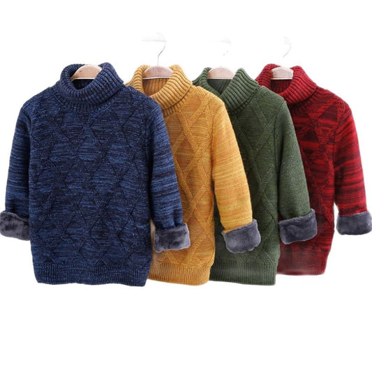 Knitted Loose jacket child tops