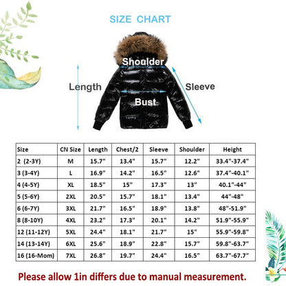 Warm Kids Clothes Waterproof Thicken Snow Wear 2-16y - Boys