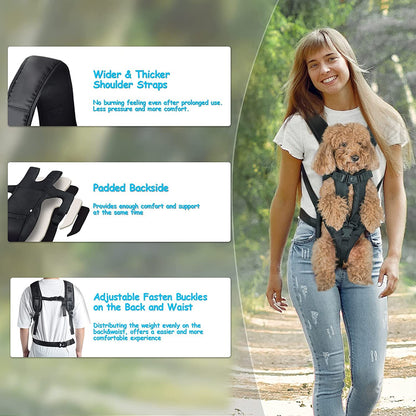 Pet Dog Carrier Bag Carrier For Dogs Backpack Out Double Shoulder Portable Travel Backpack