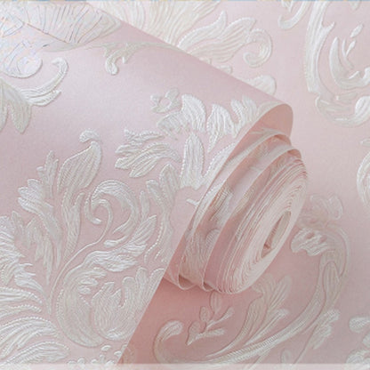 Pink 3d Floral Wallpaper For Girls Bedroom Wall Contact Paper 3d Texture Wall Sticker