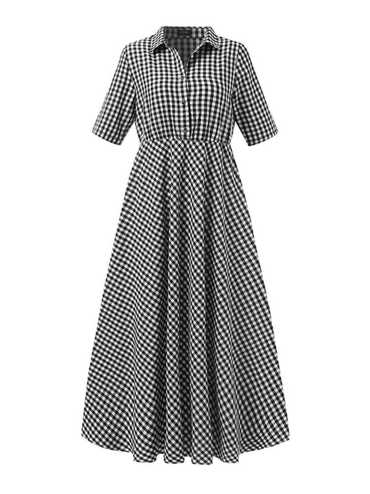 Plaid Shirt Summer SunDress